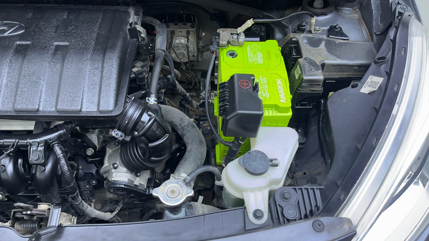 Used 2019 Hyundai Grand i10 Sportz 1.2 Kappa VTVT Petrol Manual engine ENGINE LEFT SIDE VIEW