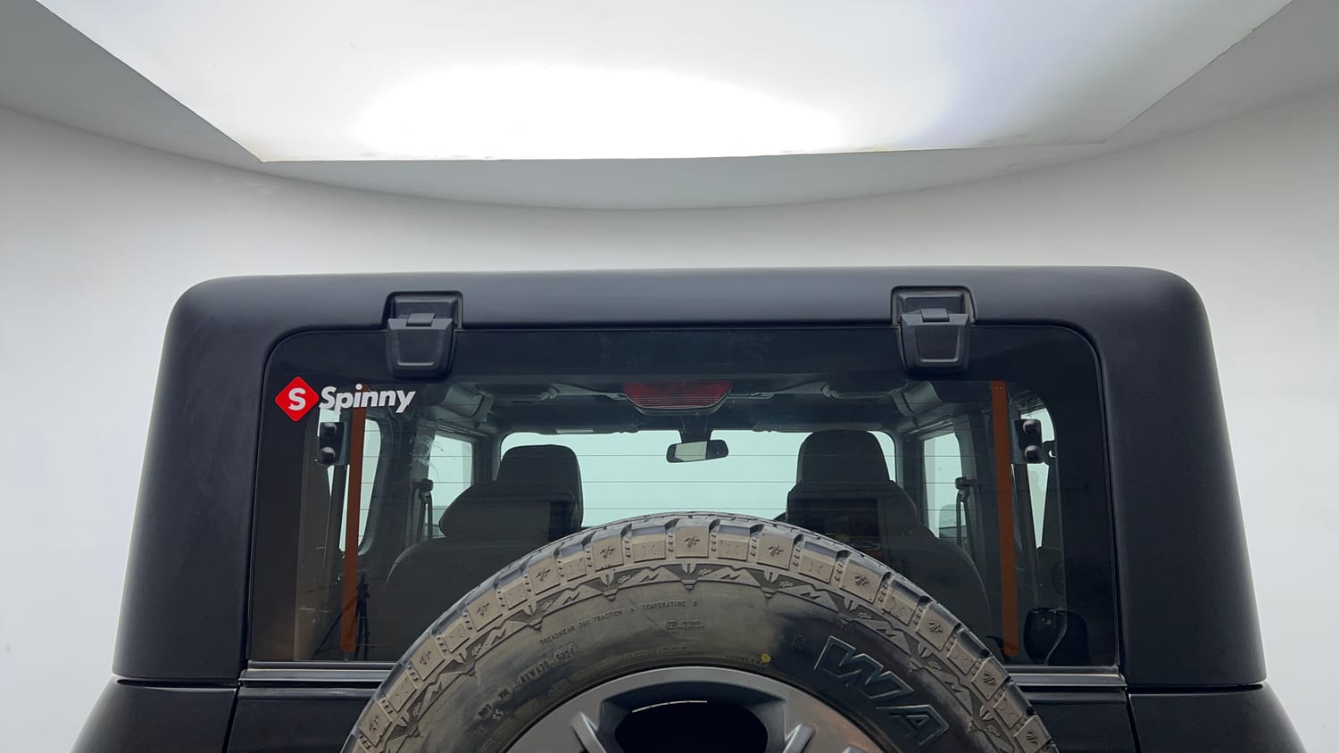 Used 2025 Mahindra Thar LX Hard Top Petrol MT 4WD Petrol Manual exterior BACK WINDSHIELD VIEW