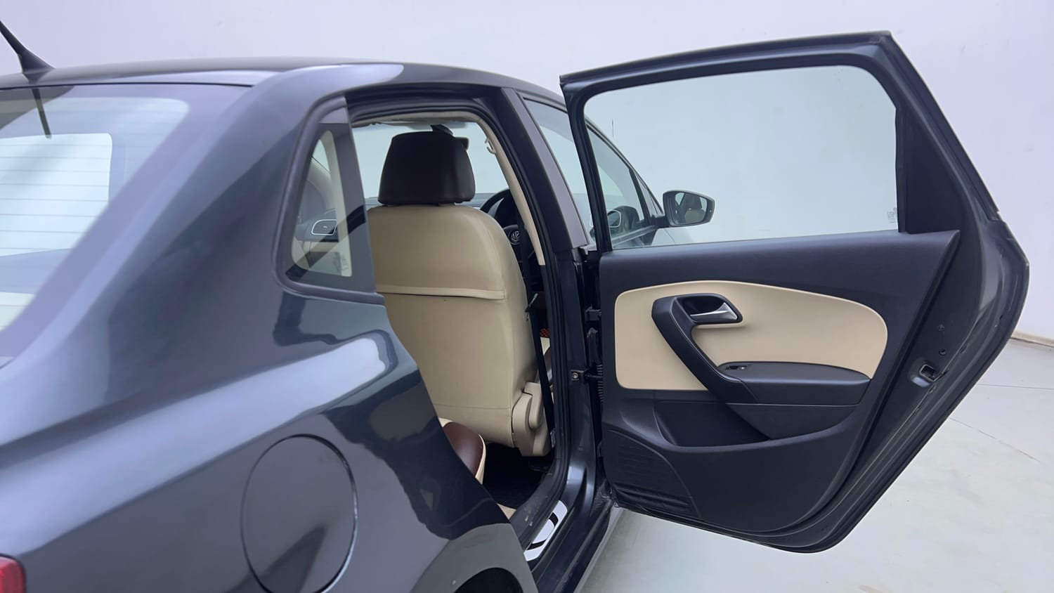 Used 2019 Volkswagen Ameo Highline Plus 1.5L (D) Diesel Manual interior RIGHT REAR DOOR OPEN VIEW