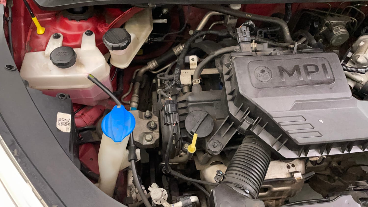 Used 2021 Hyundai Santro Magna AMT Petrol Automatic engine ENGINE RIGHT SIDE VIEW