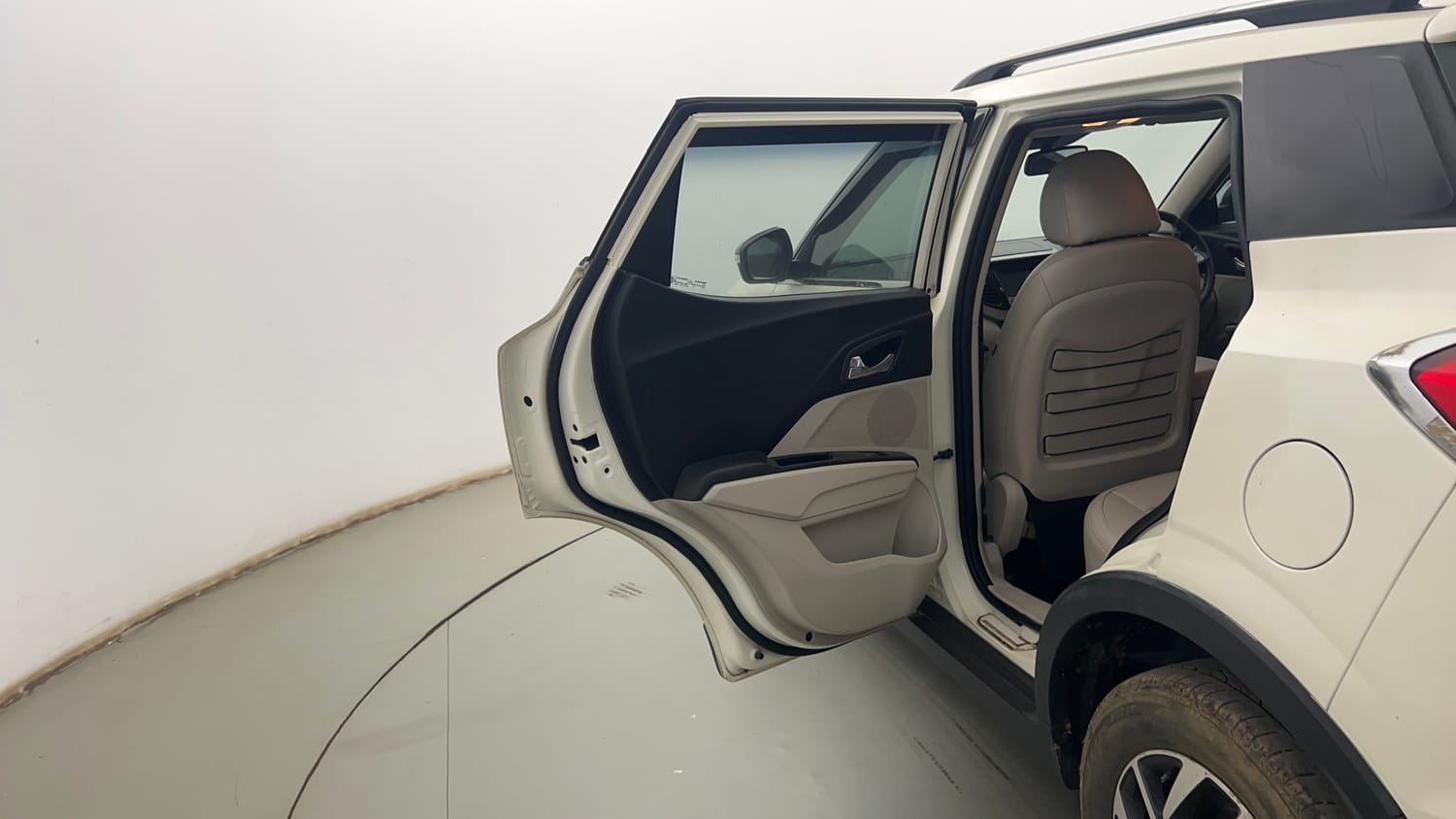 Used 2022 Mahindra XUV 300 W8 (O) 1.5 Diesel Diesel Manual interior LEFT REAR DOOR OPEN VIEW