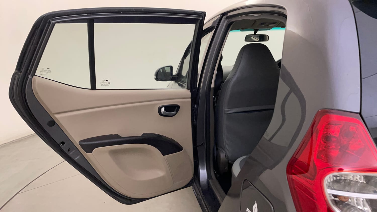 Used 2012 Hyundai i10 Sportz 1.2 Kappa2 Petrol Manual interior LEFT REAR DOOR OPEN VIEW