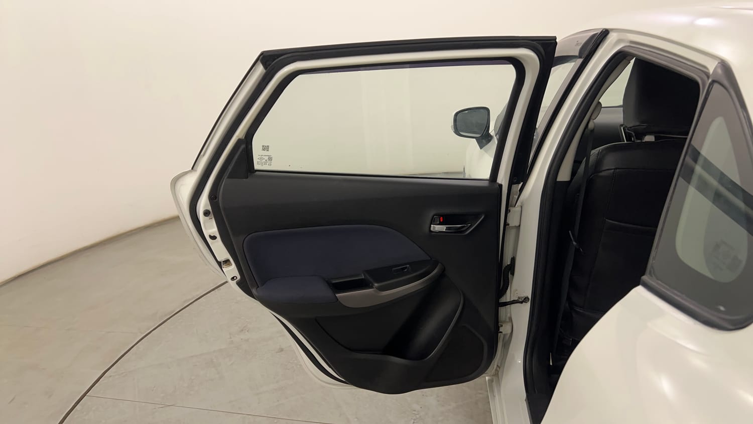 Used 2019 Maruti Suzuki Baleno Delta Petrol Manual interior LEFT REAR DOOR OPEN VIEW