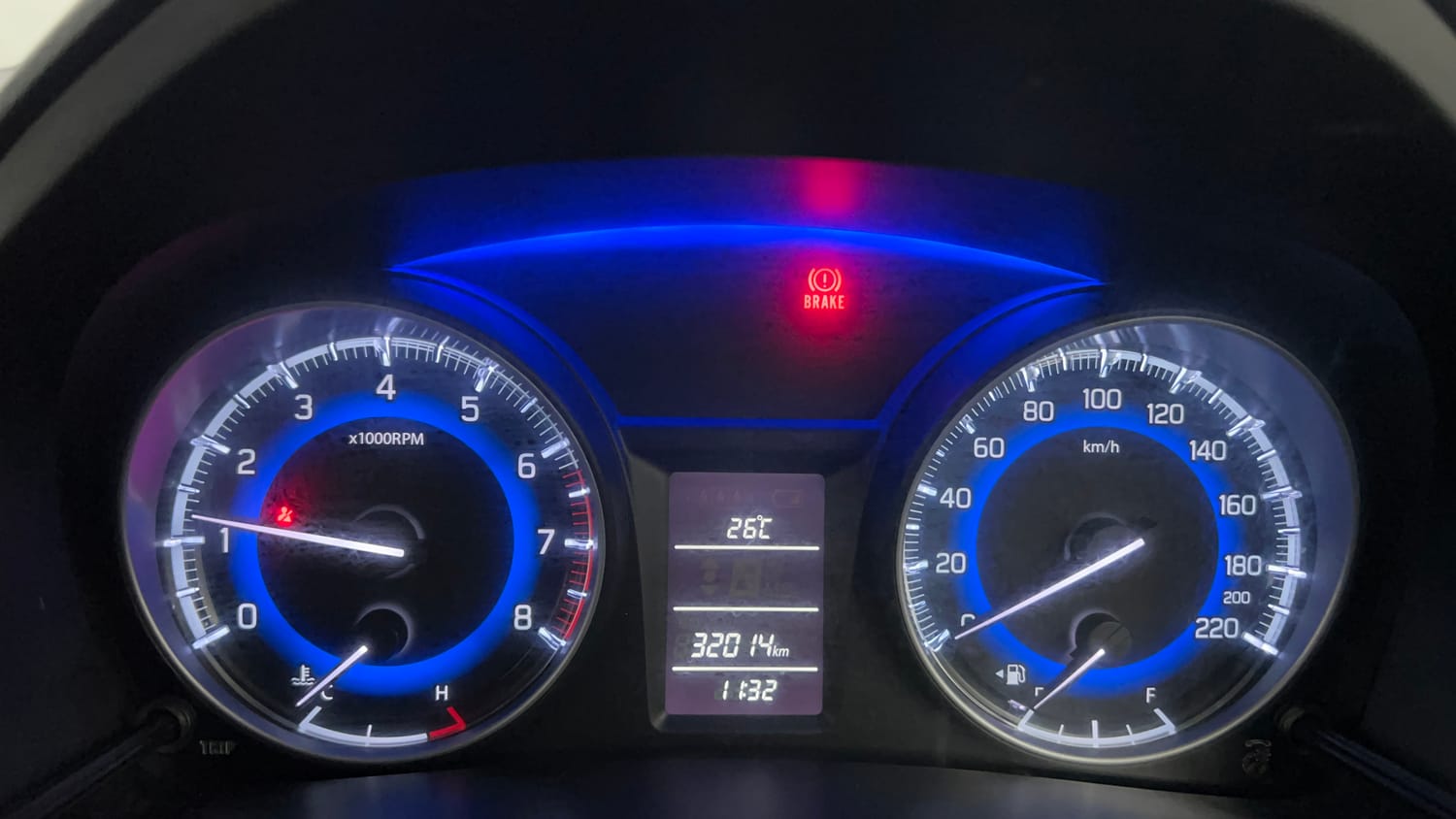 Used 2019 Maruti Suzuki Baleno Delta Petrol Manual interior CLUSTERMETER VIEW