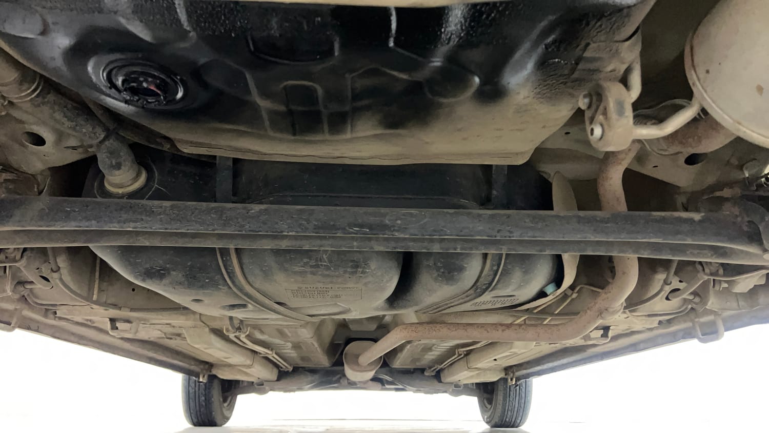 Used 2019 Maruti Suzuki Celerio X Zxi (O) AMT Petrol Automatic extra REAR UNDERBODY VIEW (TAKEN FROM REAR)