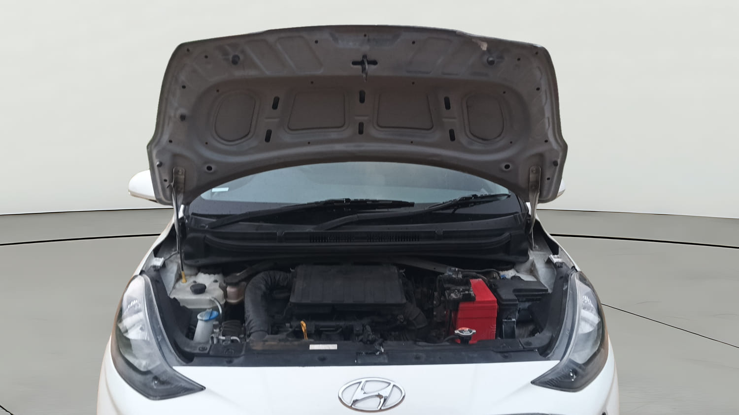 Used 2020 Hyundai Aura SX 1.2 Petrol Petrol Manual engine ENGINE & BONNET OPEN FRONT VIEW