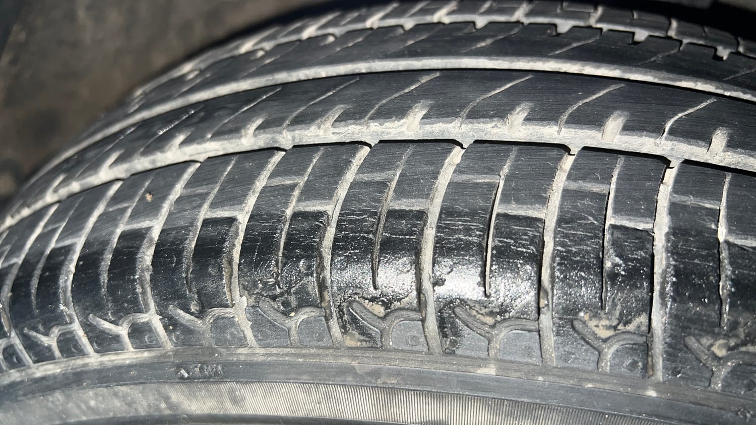 Used 2022 Hyundai Santro Sportz Petrol Manual tyres RIGHT FRONT TYRE TREAD VIEW