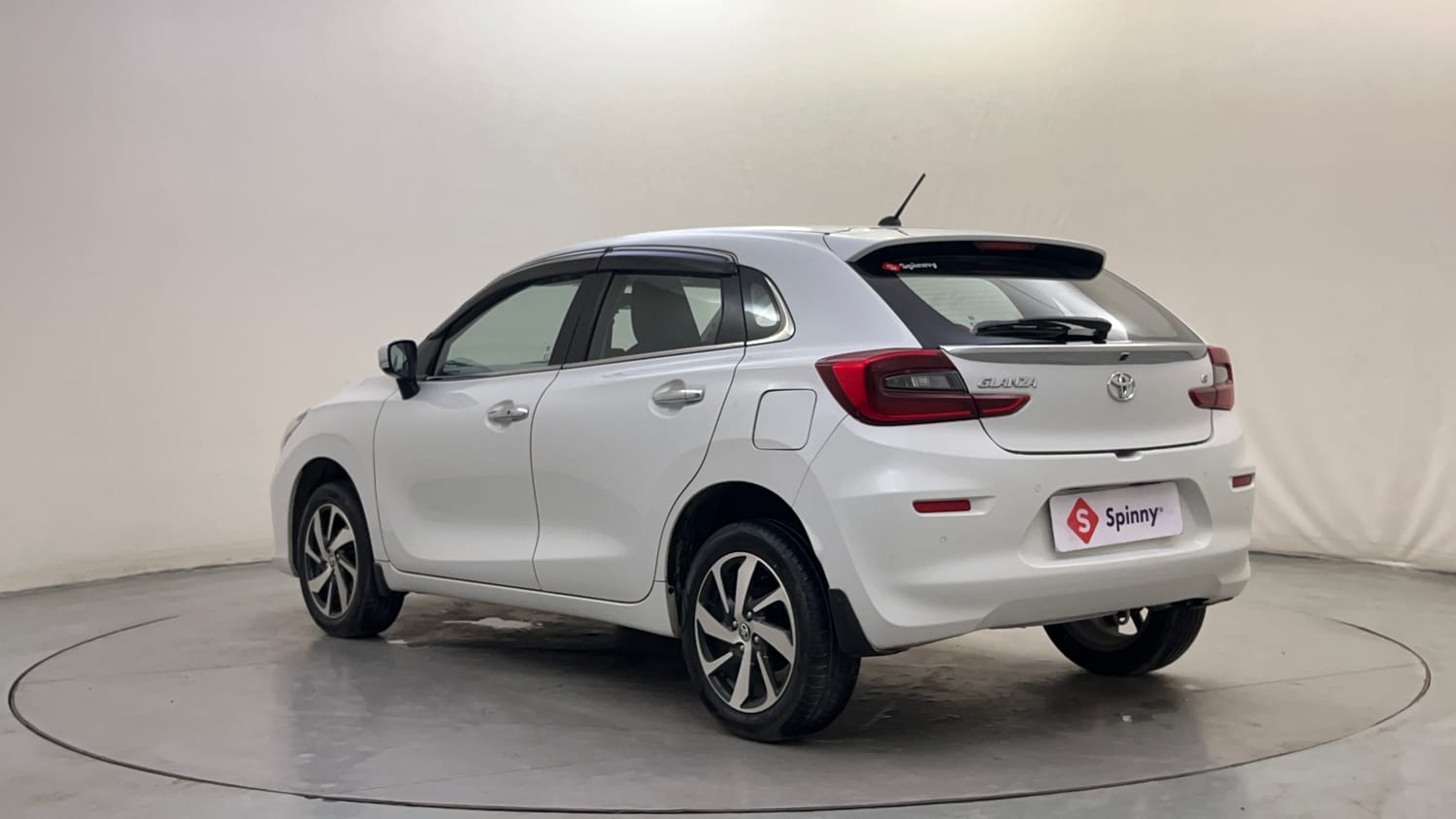 Used 2024 Toyota Glanza G Petrol Manual exterior LEFT REAR CORNER VIEW