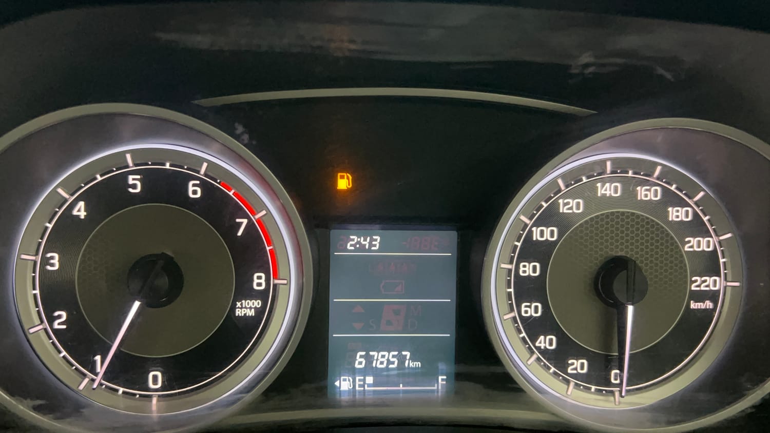 Used 2019 Maruti Suzuki Dzire VXi Petrol Manual interior CLUSTERMETER VIEW