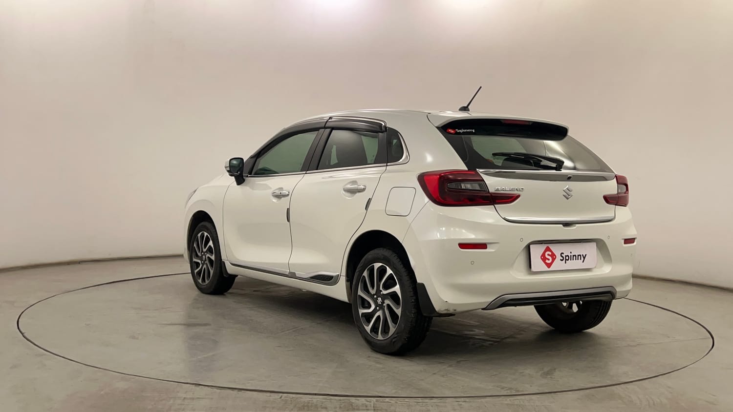 Used 2025 Maruti Suzuki Baleno Alpha AGS Petrol Automatic exterior LEFT REAR CORNER VIEW