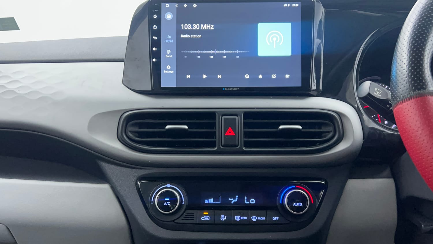 Used 2023 Hyundai Grand i10 Nios Sportz 1.2 Kappa VTVT Petrol Manual interior MUSIC SYSTEM & AC CONTROL VIEW