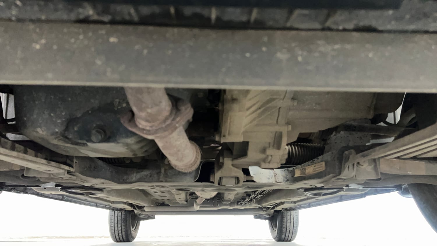Used 2022 Tata Punch Adventure Rhythm Pack MT Petrol Manual extra FRONT LEFT UNDERBODY VIEW