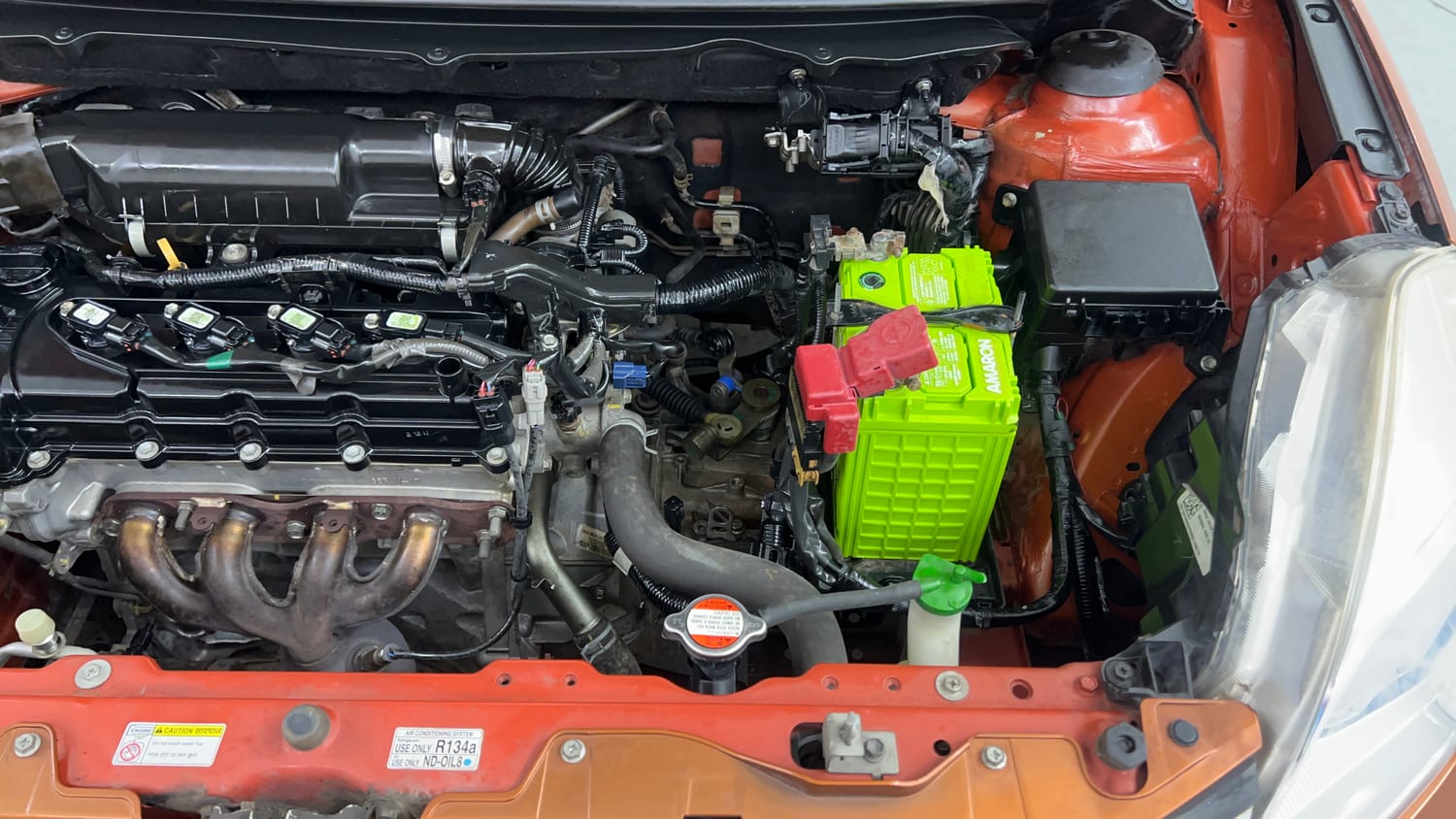 Used 2018 Maruti Suzuki Baleno Delta 1.2 Petrol Manual engine ENGINE LEFT SIDE VIEW