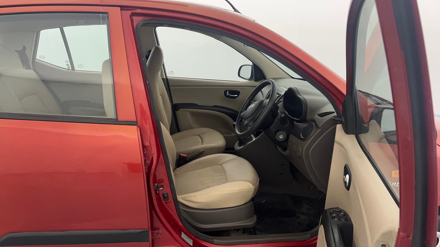 Used 2013 Hyundai i10 Magna 1.1 iRDE2 Petrol Manual interior RIGHT SIDE FRONT DOOR CABIN VIEW