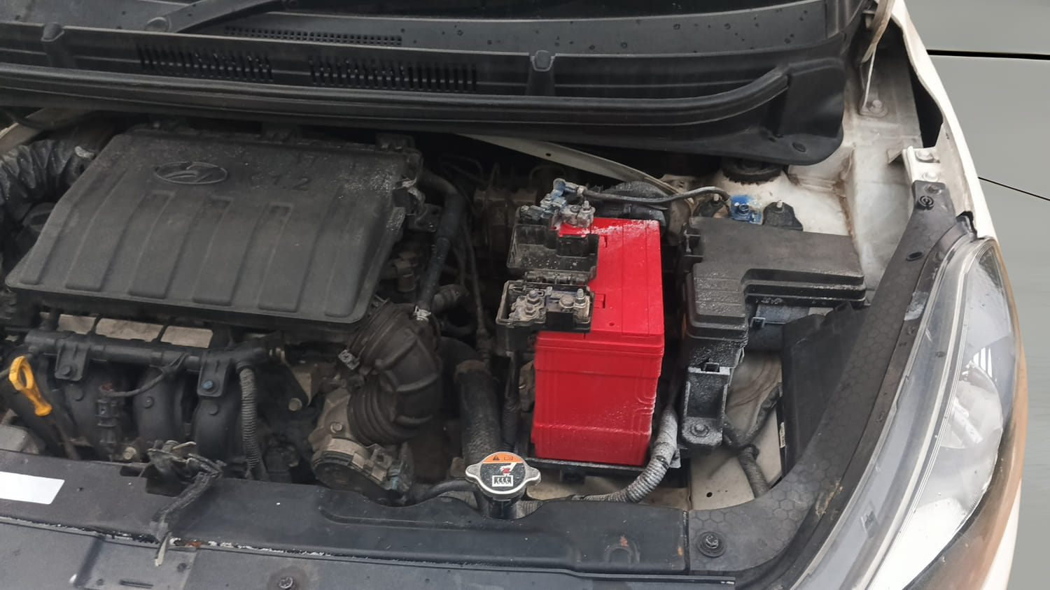 Used 2020 Hyundai Aura SX 1.2 Petrol Petrol Manual engine ENGINE LEFT SIDE VIEW