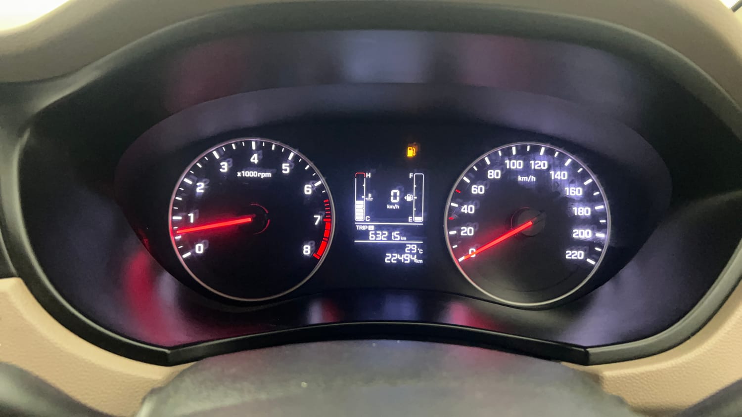 Used 2018 Hyundai Elite i20 Sportz 1.2 Petrol Manual interior CLUSTERMETER VIEW