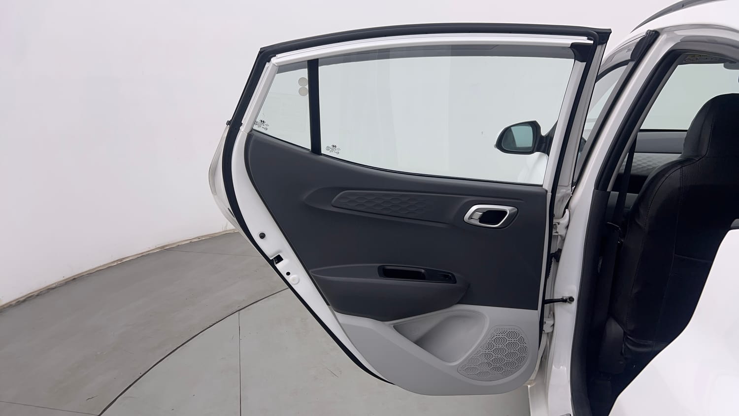 Used 2023 Hyundai Grand i10 Nios Sportz 1.2 Kappa VTVT Petrol Manual interior LEFT REAR DOOR OPEN VIEW
