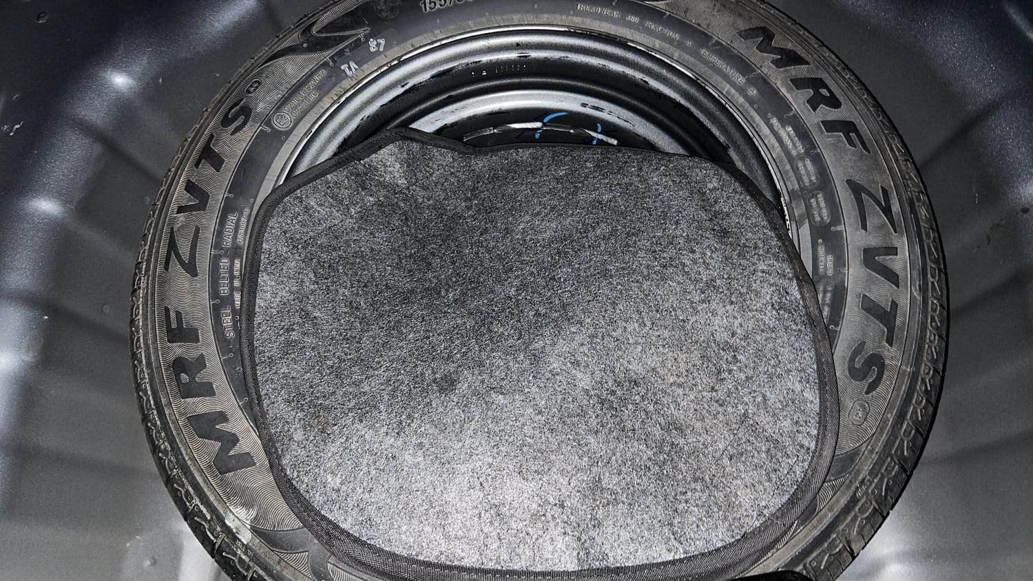 Used 2022 Hyundai Santro Sportz Petrol Manual tyres SPARE TYRE VIEW
