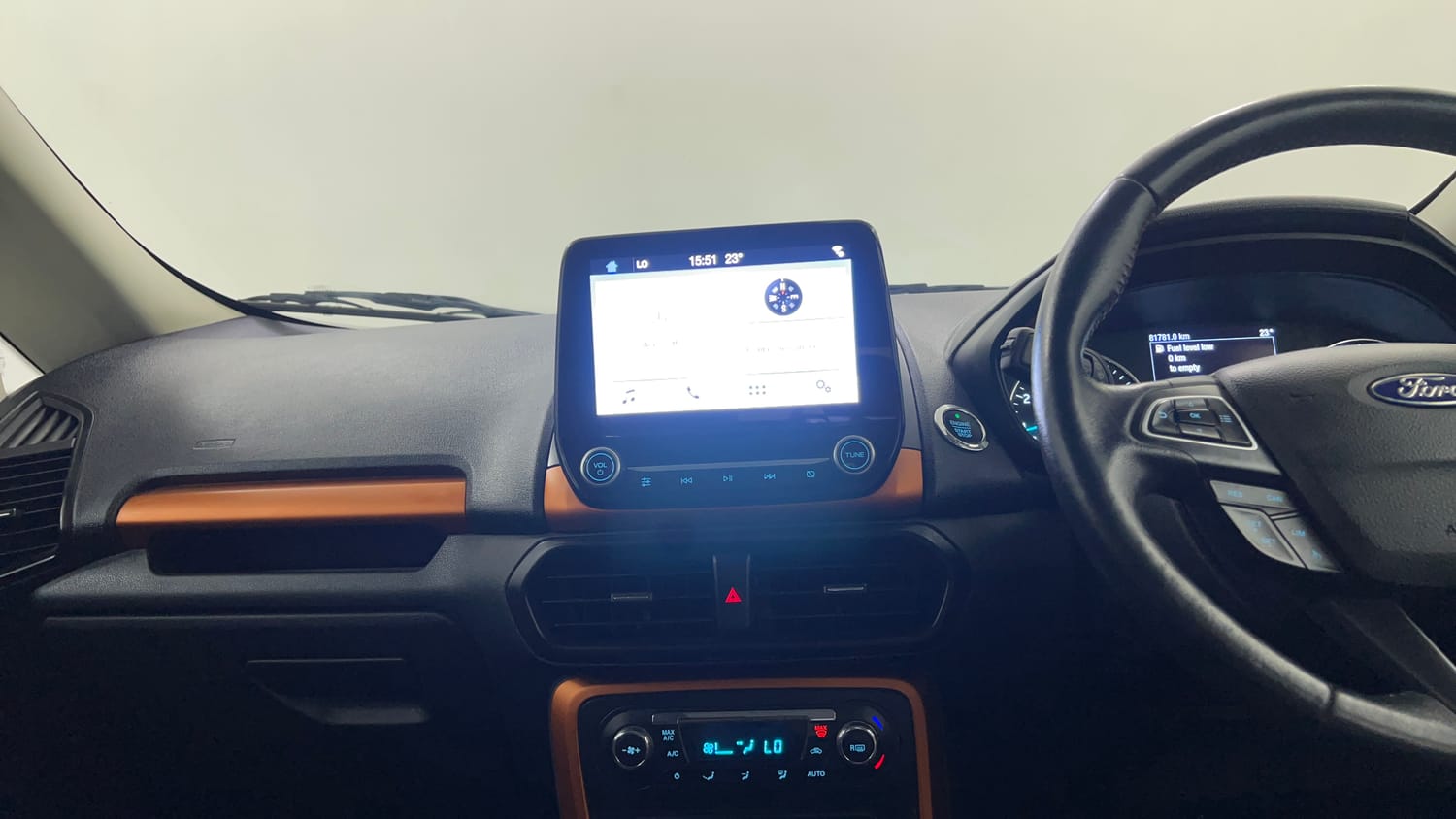 Used 2021 Ford EcoSport S MT 1.5 Ti-VCT Petrol Manual interior MUSIC SYSTEM & AC CONTROL VIEW