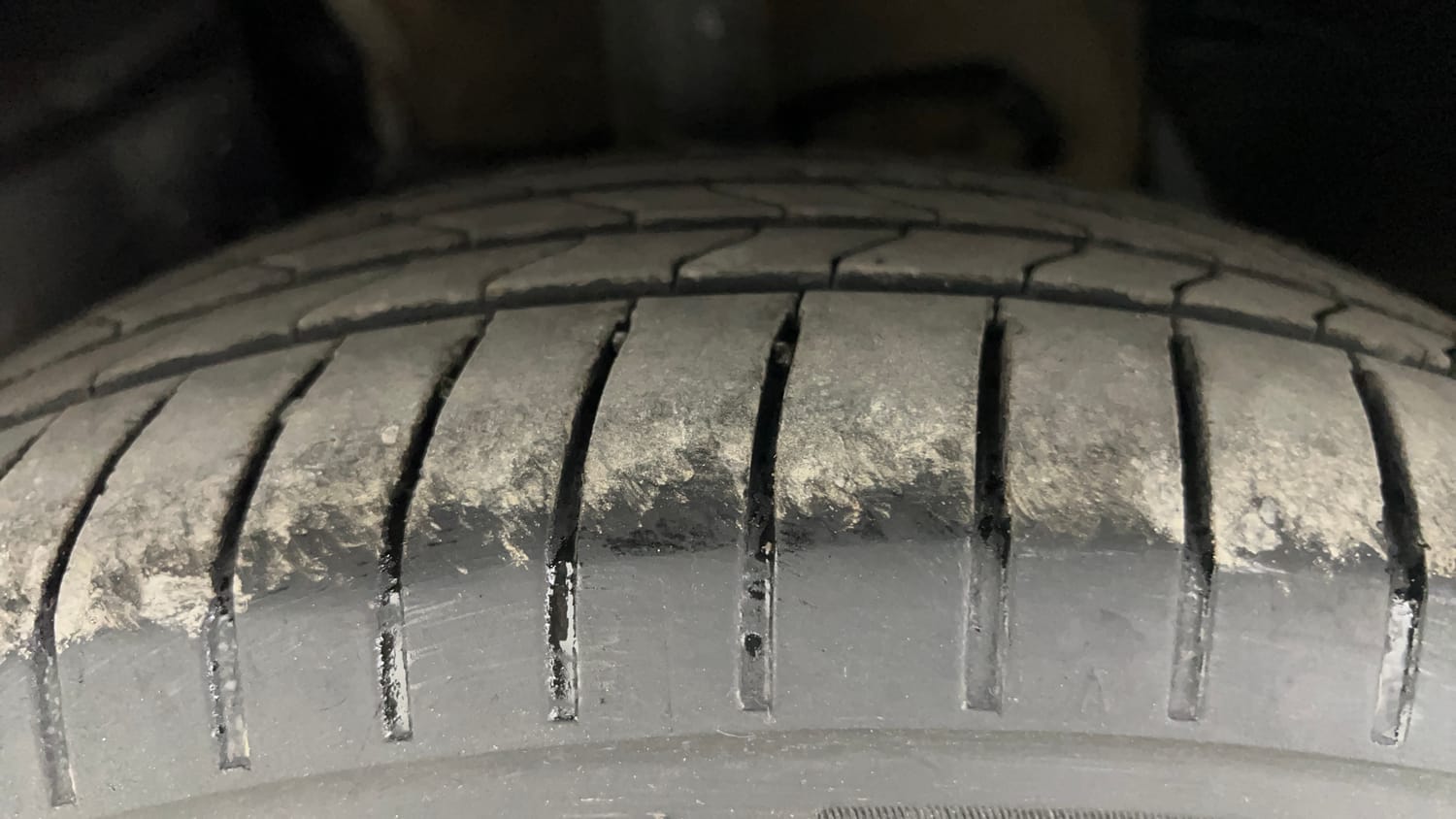 Used 2018 Tata Nexon XZ Diesel Diesel Manual tyres LEFT FRONT TYRE TREAD VIEW