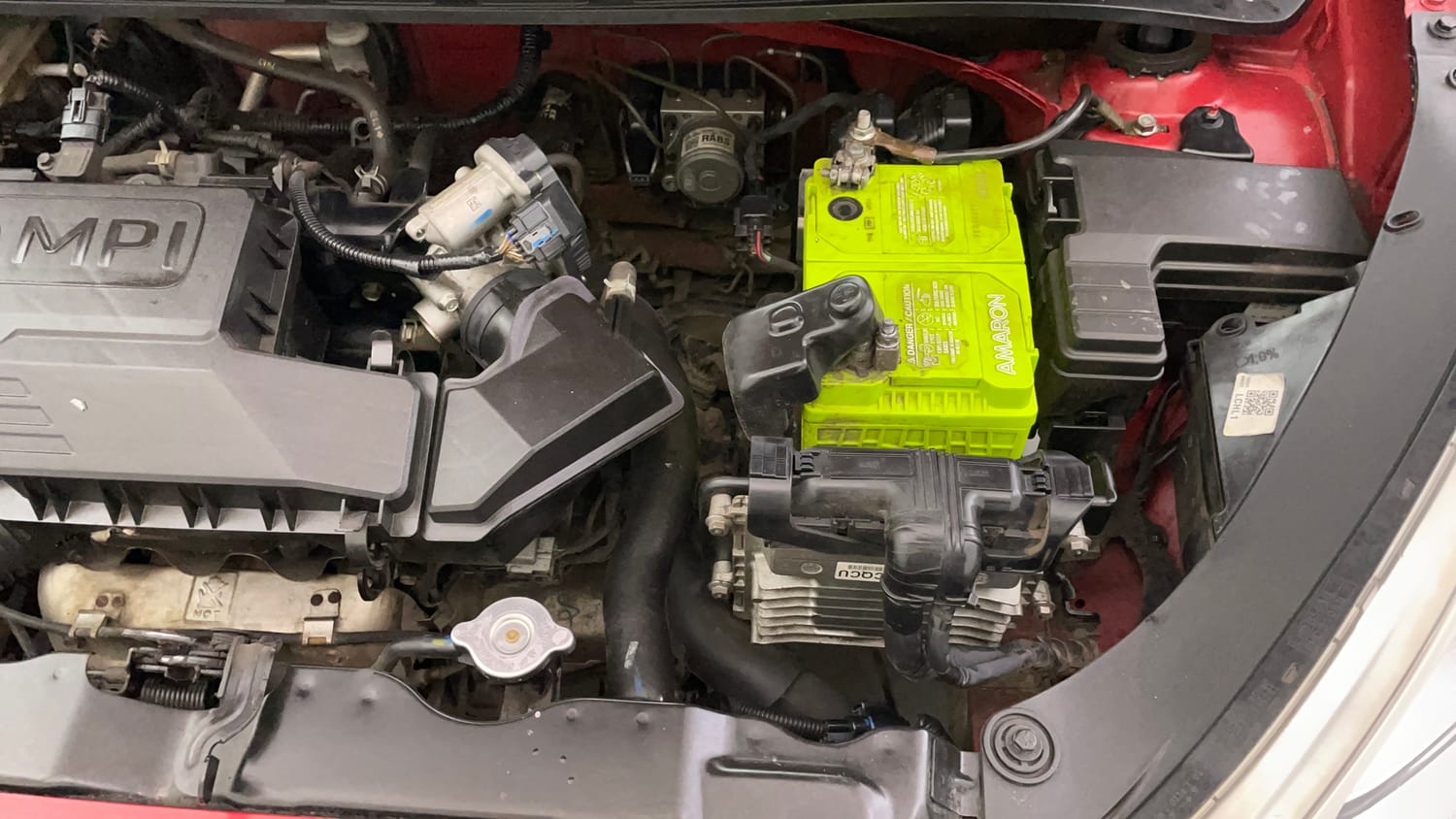 Used 2021 Hyundai Santro Magna AMT Petrol Automatic engine ENGINE LEFT SIDE VIEW