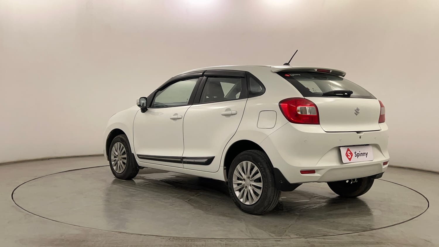 Used 2019 Maruti Suzuki Baleno Delta Petrol Manual exterior LEFT REAR CORNER VIEW