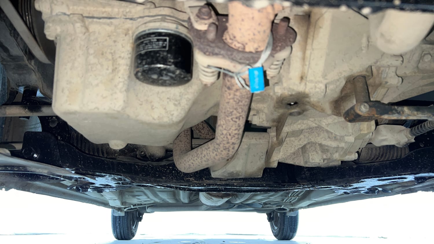 Used 2019 Maruti Suzuki Wagon R 1.0 VXi 1.0 Petrol Manual extra FRONT LEFT UNDERBODY VIEW