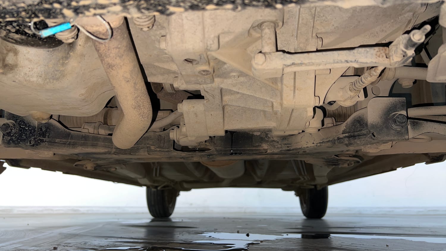 Used 2022 Maruti Suzuki S-Presso VXi (O) CNG Cng Manual extra FRONT LEFT UNDERBODY VIEW