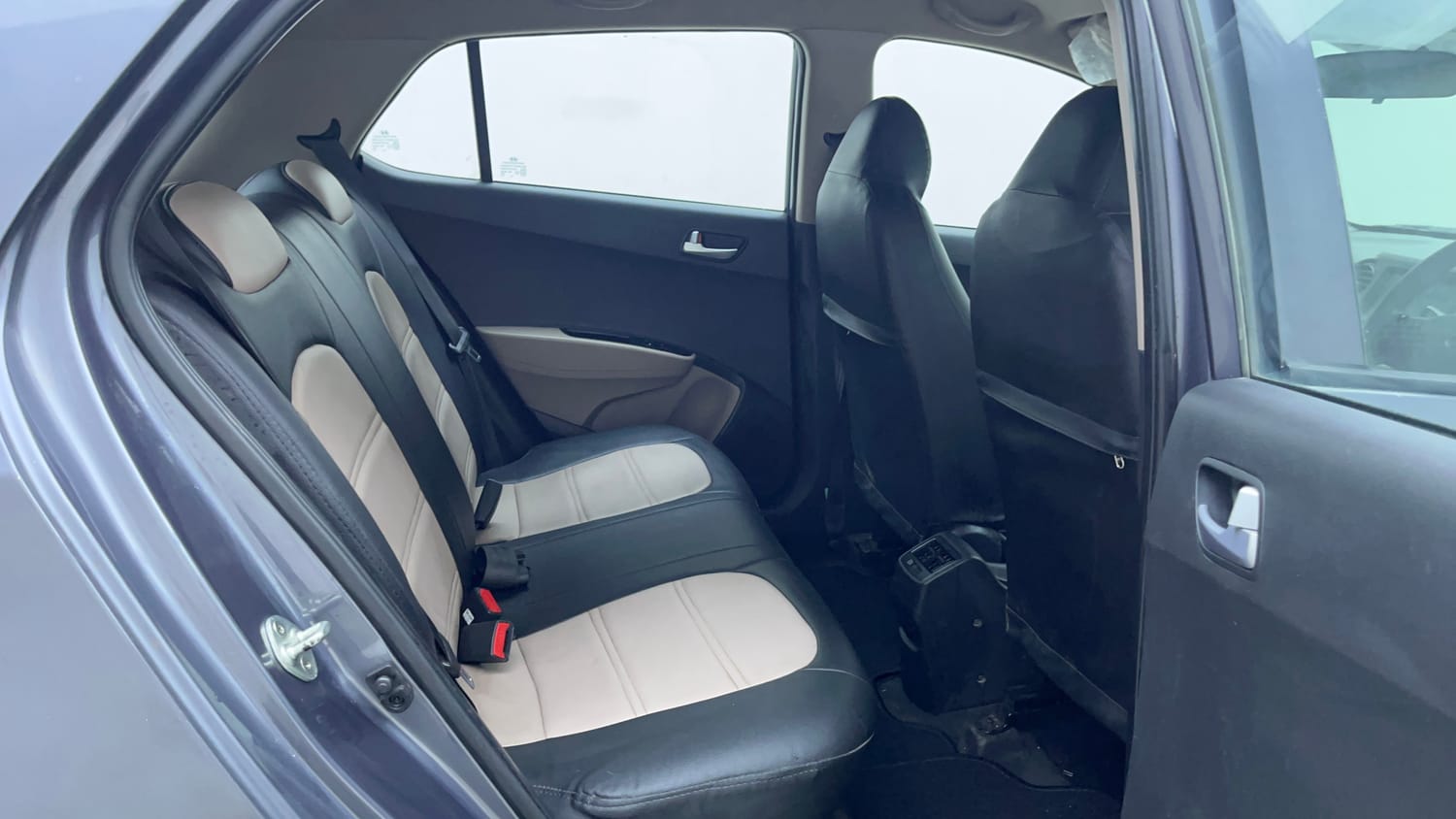 Used 2019 Hyundai Grand i10 Sportz 1.2 Kappa VTVT Petrol Manual interior RIGHT SIDE REAR DOOR CABIN VIEW