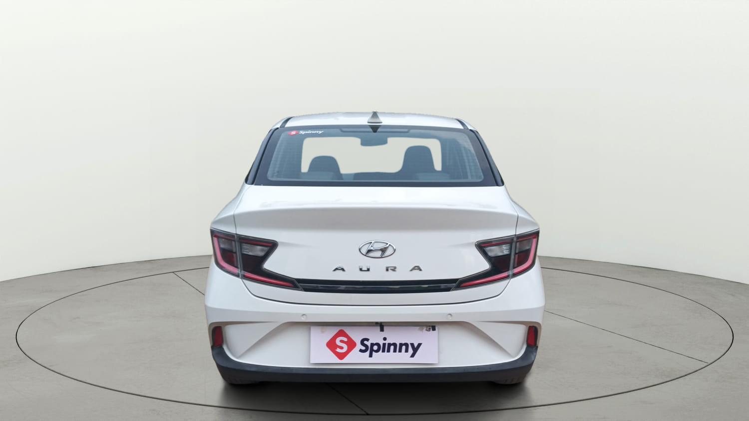 Used 2020 Hyundai Aura SX 1.2 Petrol Petrol Manual exterior BACK VIEW