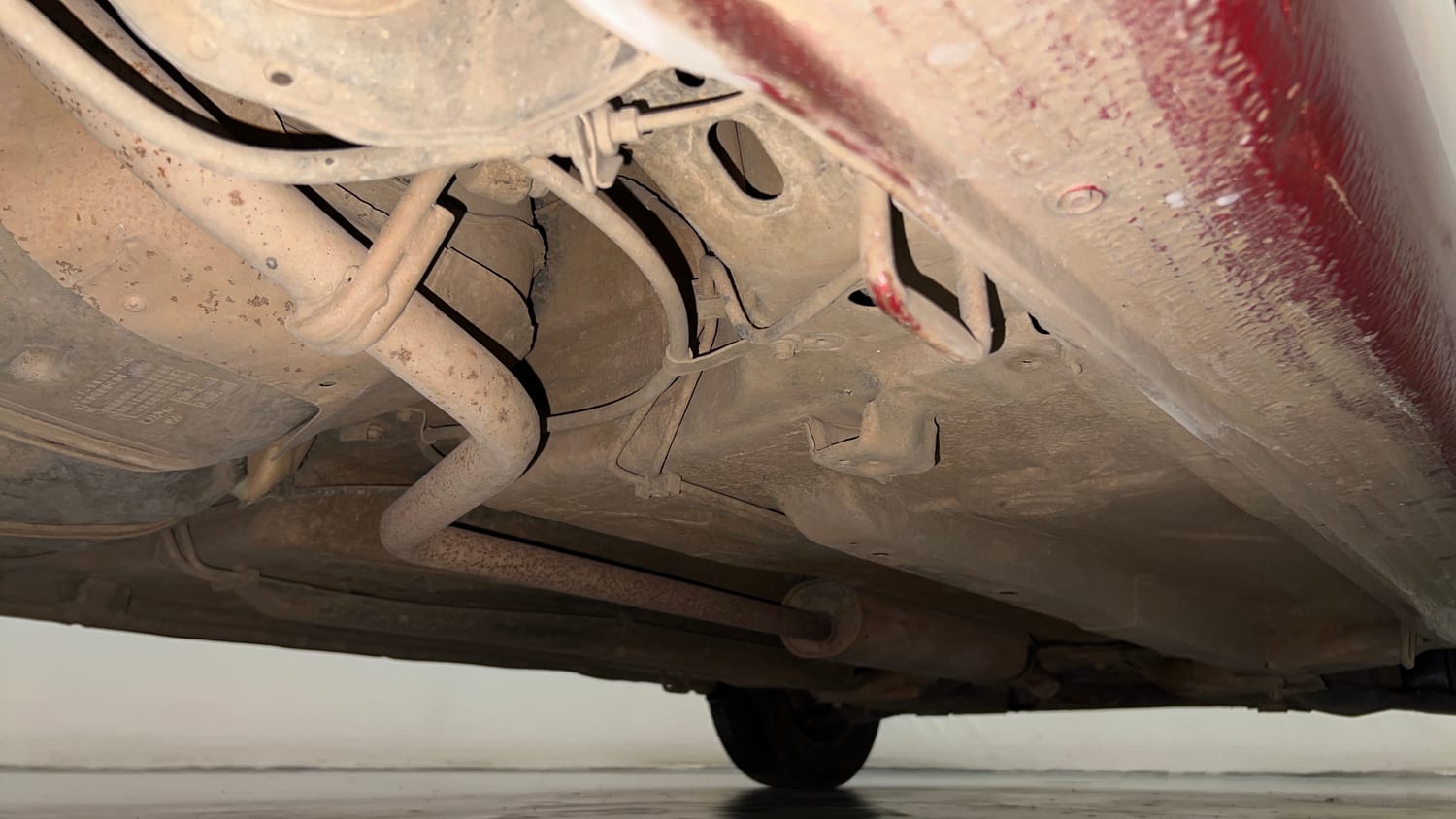 Used 2018 Maruti Suzuki Celerio ZXi (O) AMT Petrol Automatic extra REAR RIGHT UNDERBODY VIEW