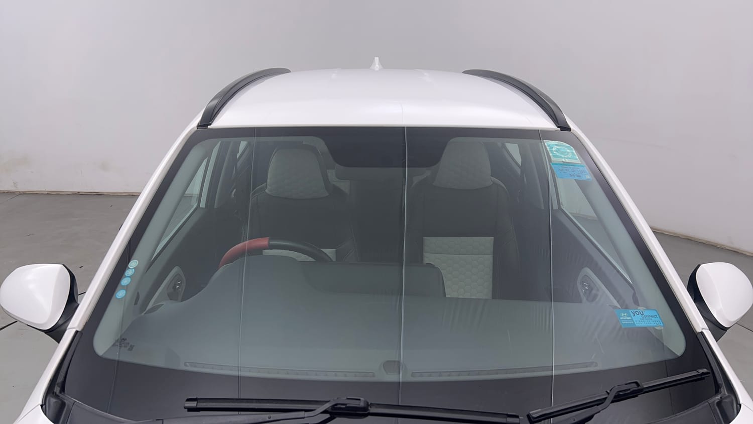 Used 2023 Hyundai Grand i10 Nios Sportz 1.2 Kappa VTVT Petrol Manual exterior FRONT WINDSHIELD VIEW