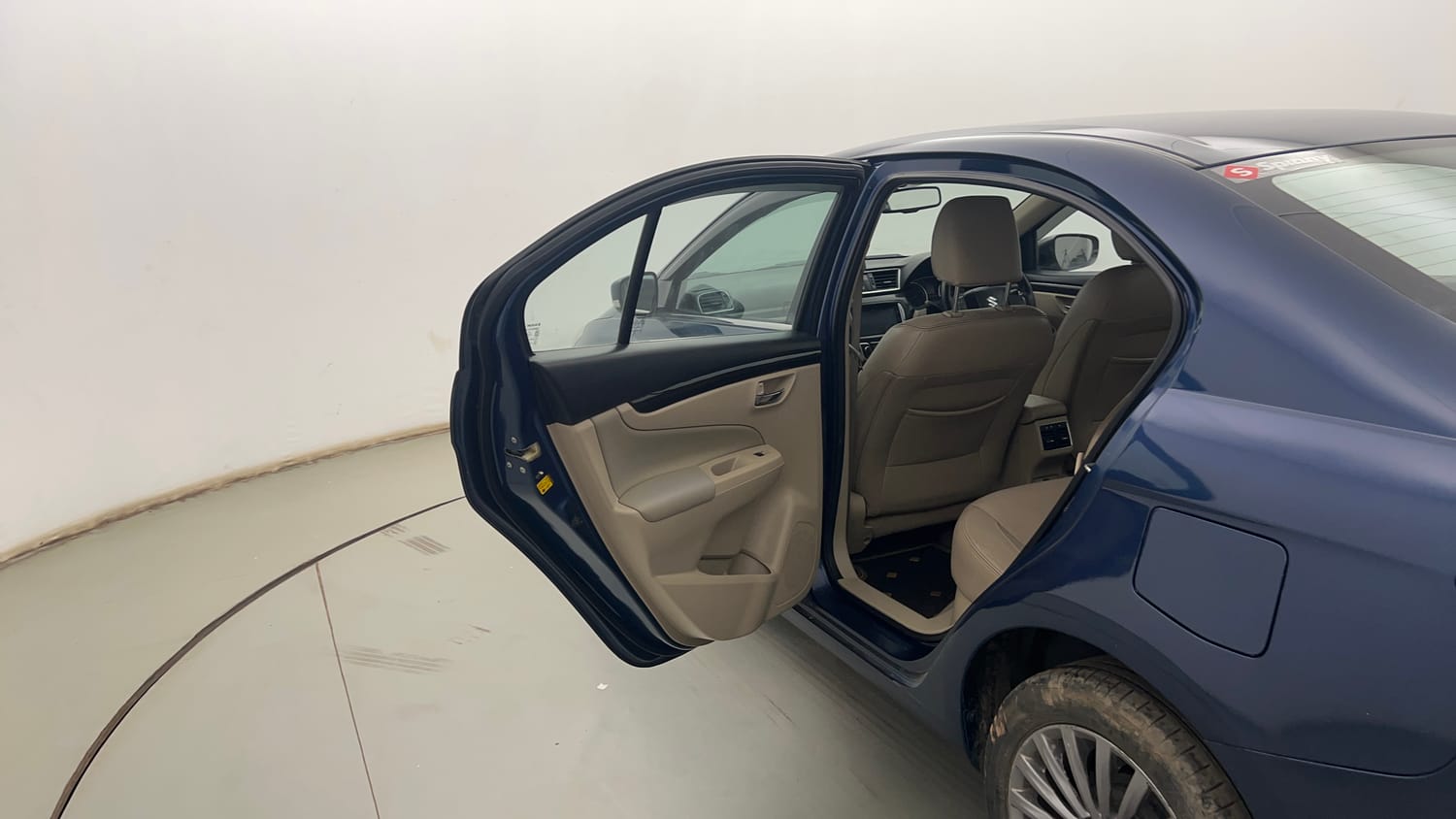 Used 2018 Maruti Suzuki Ciaz Alpha 1.4 MT Petrol Manual interior LEFT REAR DOOR OPEN VIEW