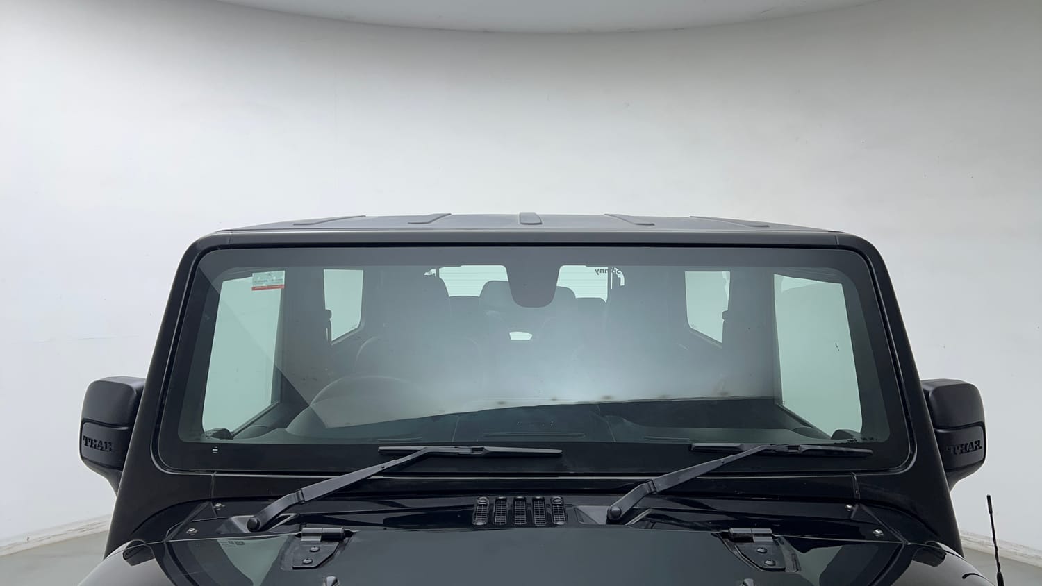 Used 2025 Mahindra Thar LX Hard Top Petrol MT 4WD Petrol Manual exterior FRONT WINDSHIELD VIEW