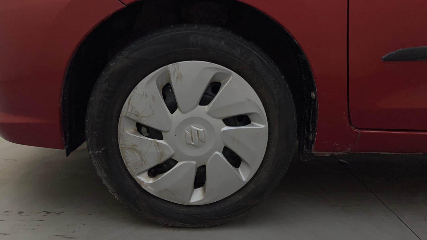 Used 2018 Maruti Suzuki Celerio ZXi (O) AMT Petrol Automatic tyres LEFT FRONT TYRE RIM VIEW