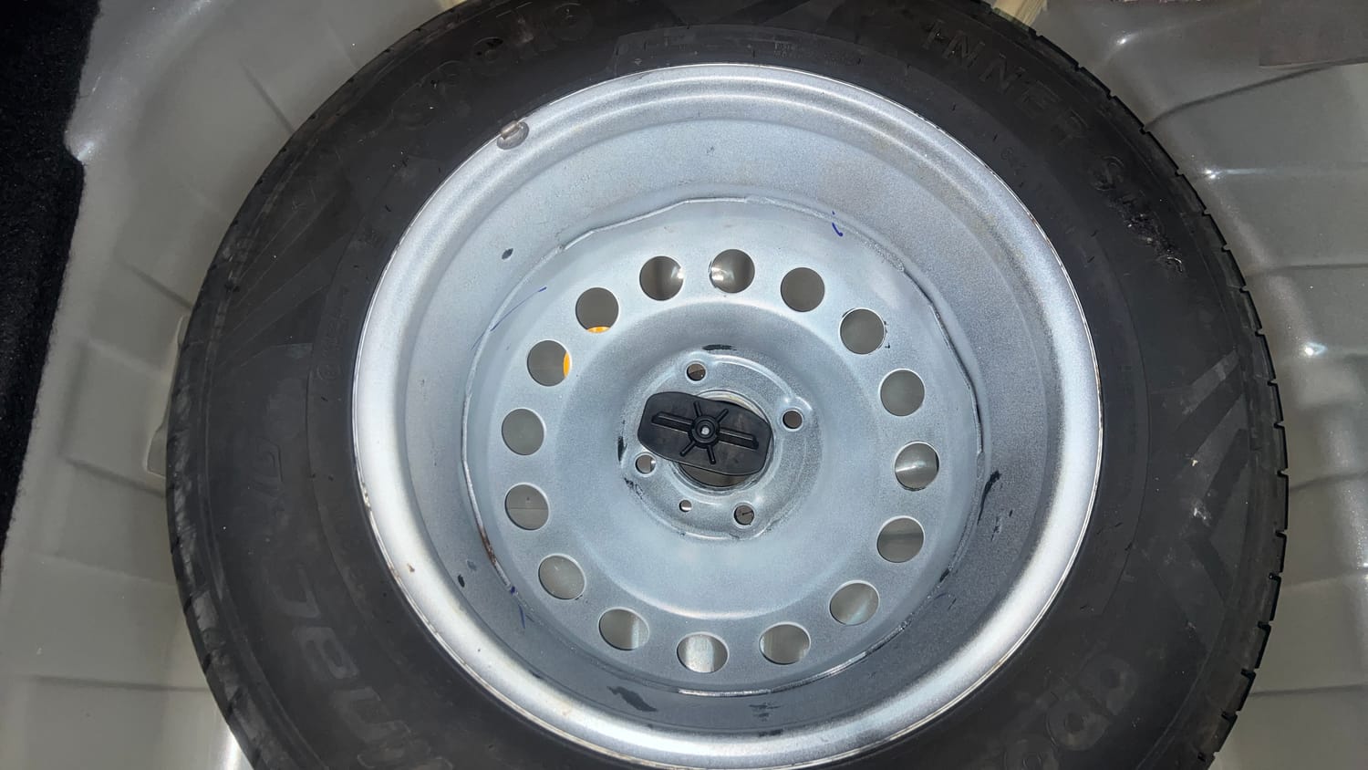 Used 2025 Tata Punch Pure MT Petrol Manual tyres SPARE TYRE VIEW