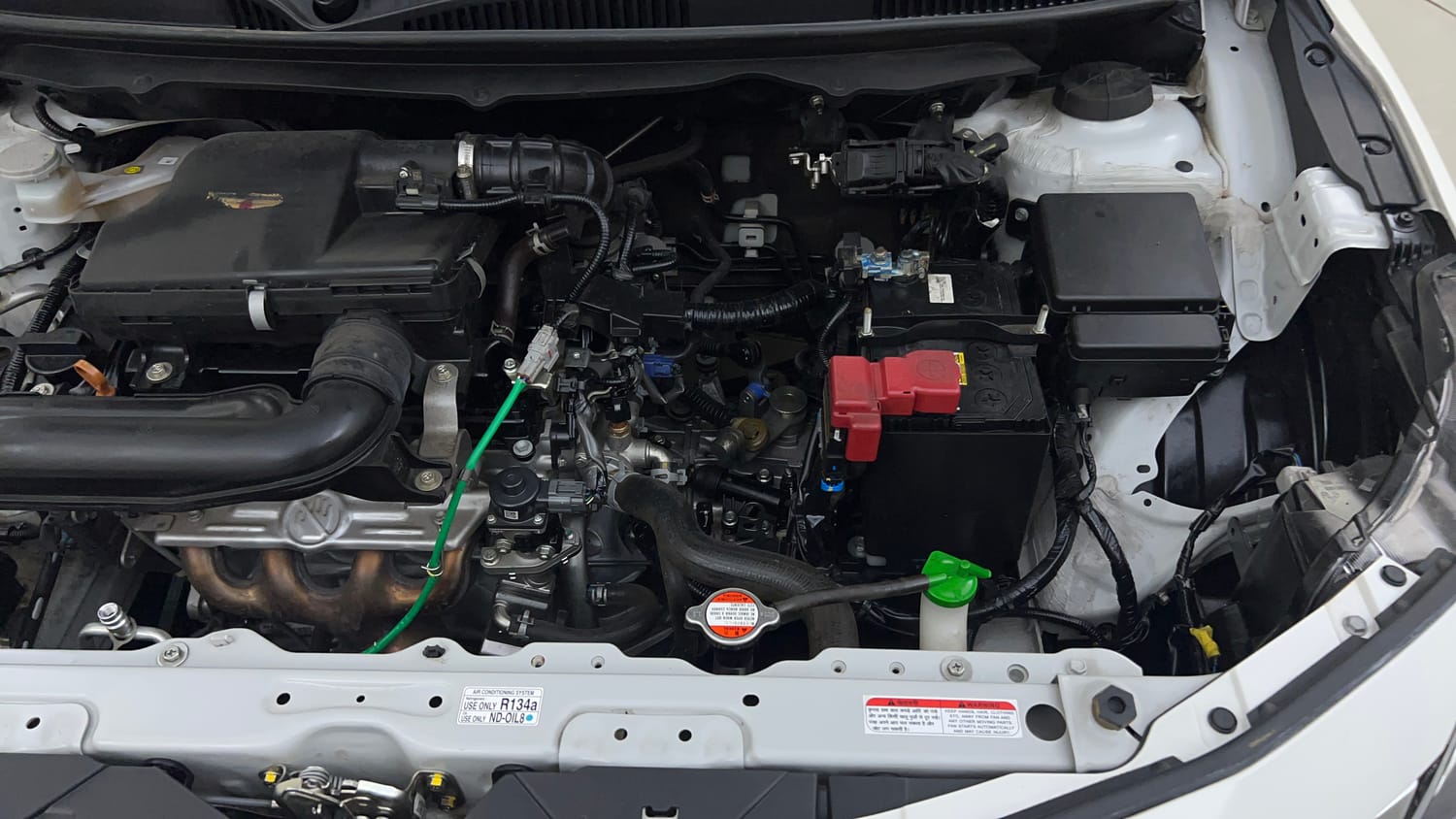 Used 2024 Toyota Glanza G Petrol Manual engine ENGINE LEFT SIDE VIEW