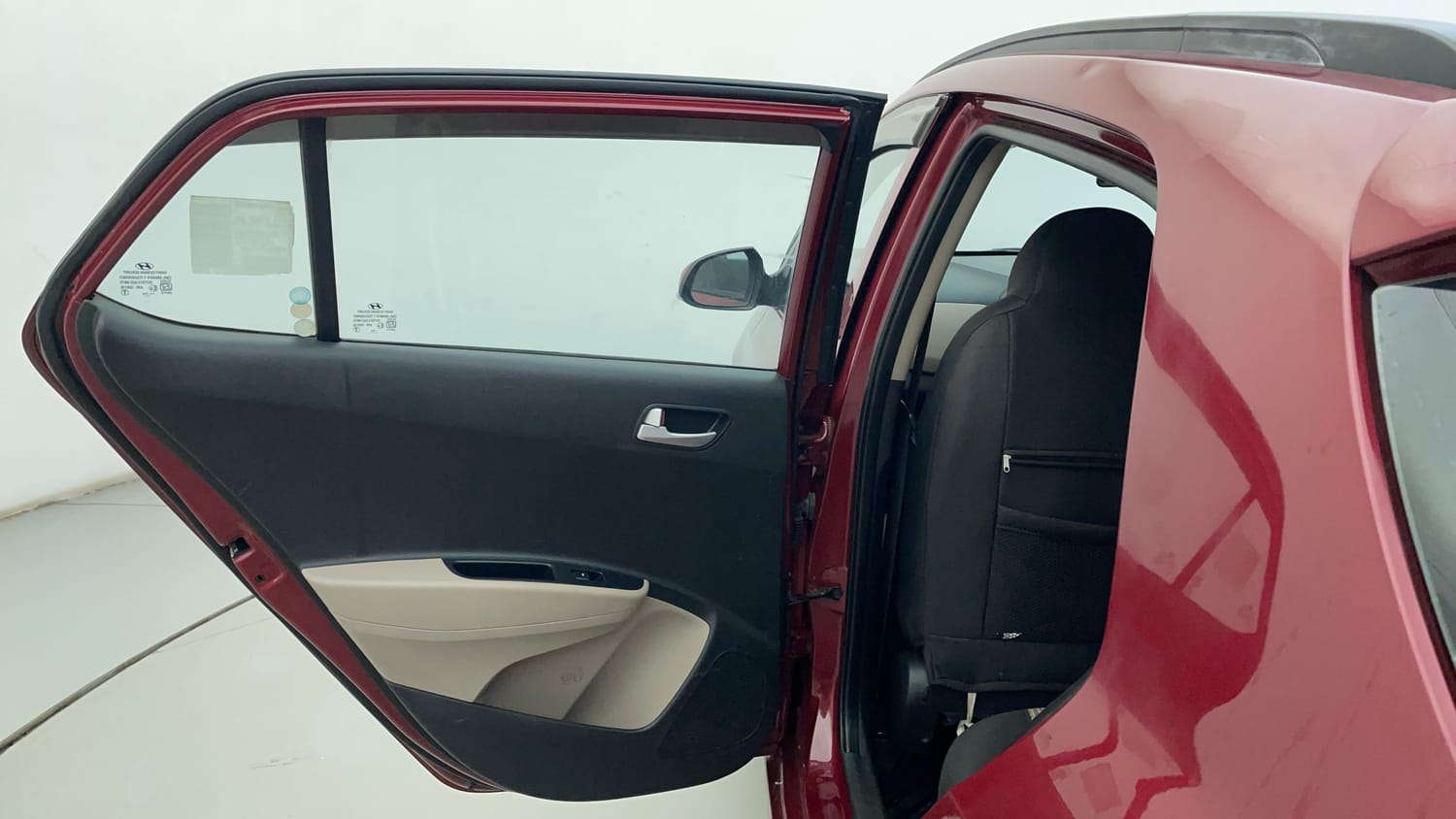 Used 2016 Hyundai Grand i10 Asta 1.2 Kappa VTVT Petrol Manual interior LEFT REAR DOOR OPEN VIEW