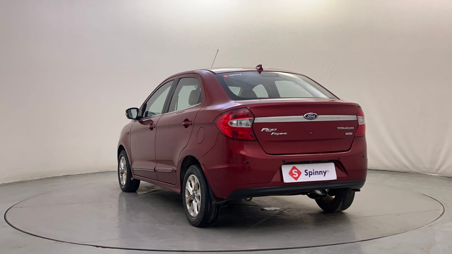 Used 2018 Ford Figo Aspire Titanium 1.2 Ti-VCT Diesel Manual exterior LEFT REAR CORNER VIEW