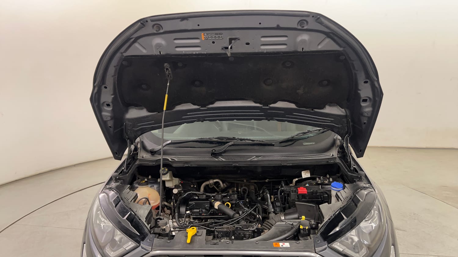 Used 2021 Ford EcoSport S MT 1.5 Ti-VCT Petrol Manual engine ENGINE & BONNET OPEN FRONT VIEW