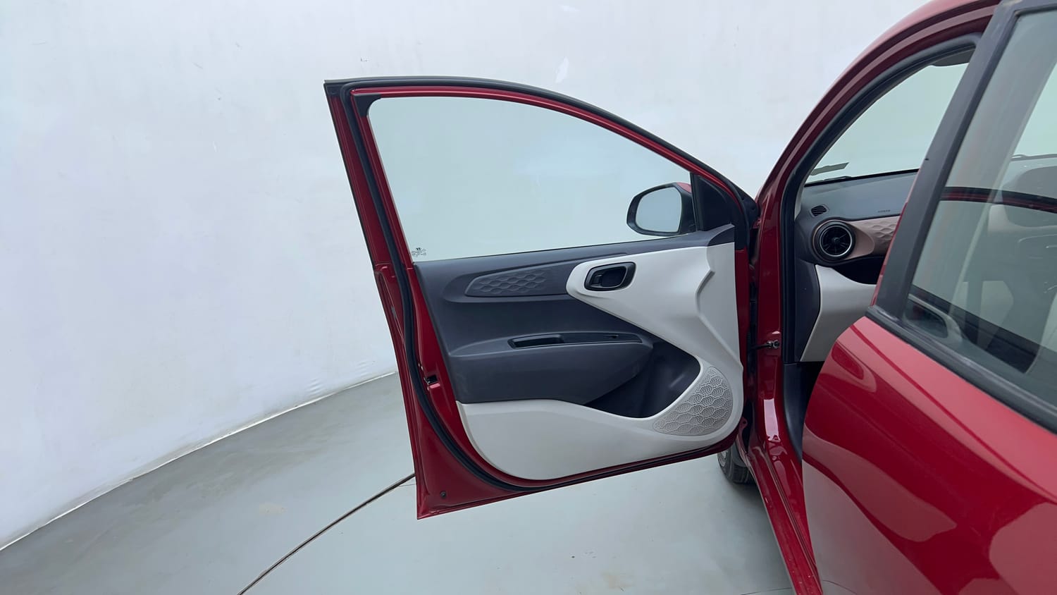 Used 2022 Hyundai Aura S 1.2 AMT Petrol Petrol Automatic interior LEFT FRONT DOOR OPEN VIEW