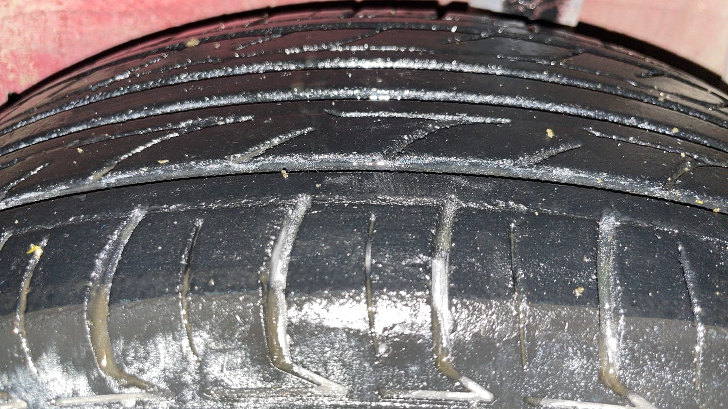 Used 2015 Maruti Suzuki Celerio VXi AMT Petrol Automatic tyres LEFT REAR TYRE TREAD VIEW