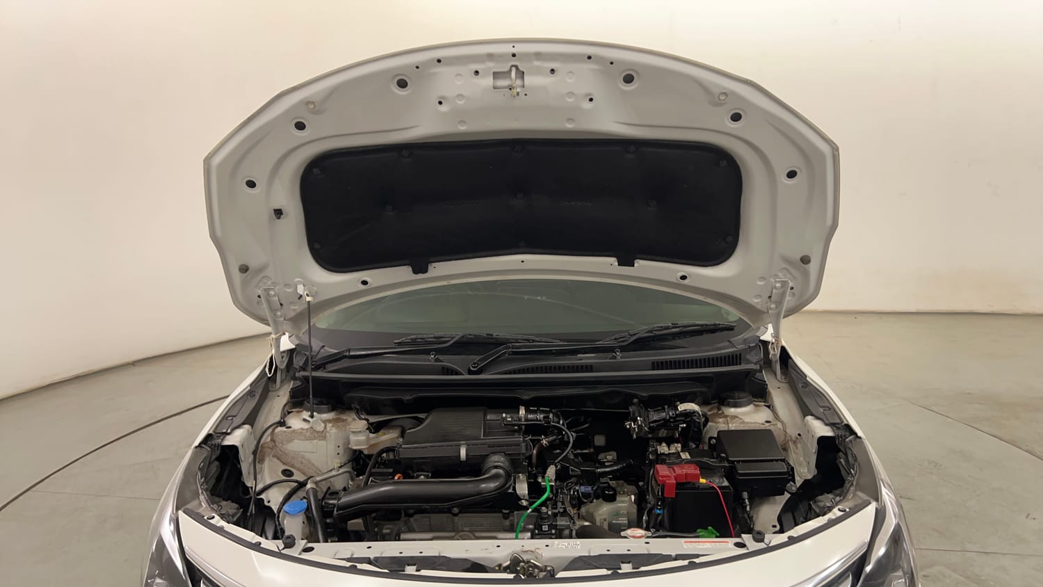 Used 2025 Maruti Suzuki Baleno Alpha AGS Petrol Automatic engine ENGINE & BONNET OPEN FRONT VIEW