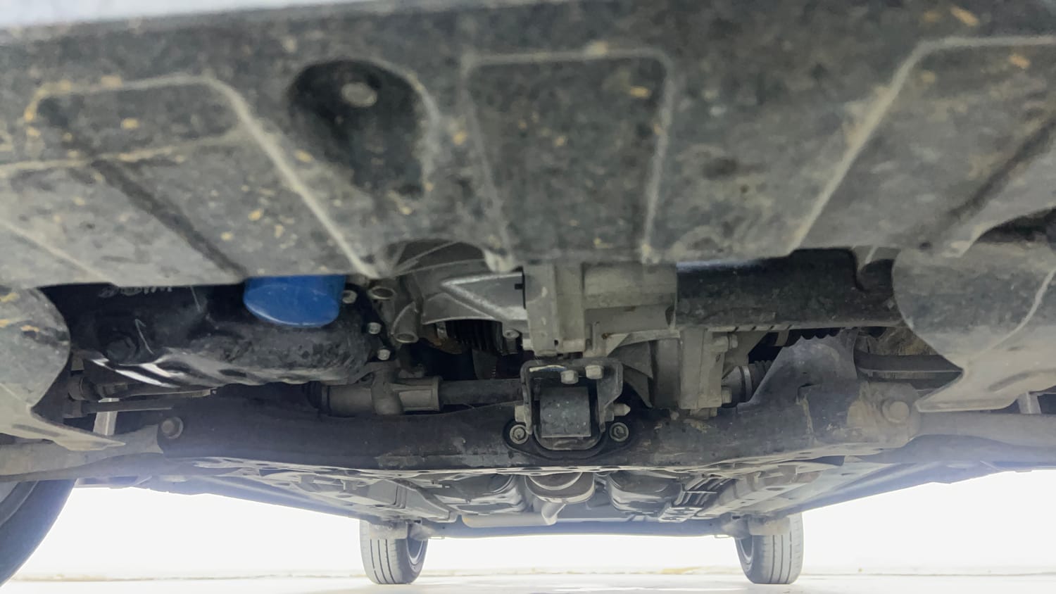 Used 2026 Hyundai Grand i10 Nios Asta 1.2 Kappa AMT Petrol Automatic extra FRONT LEFT UNDERBODY VIEW