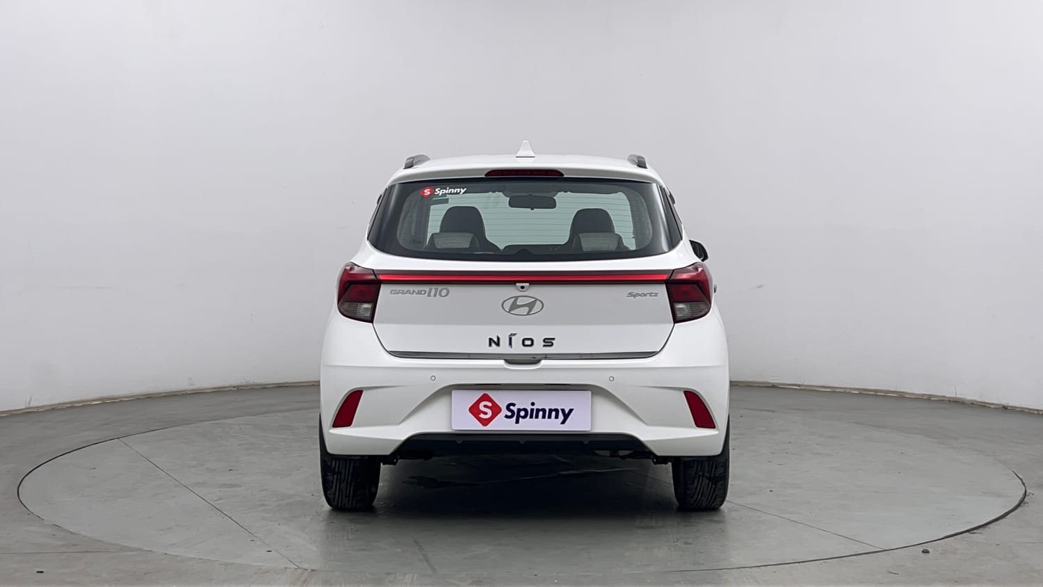 Used 2023 Hyundai Grand i10 Nios Sportz 1.2 Kappa VTVT Petrol Manual exterior BACK VIEW