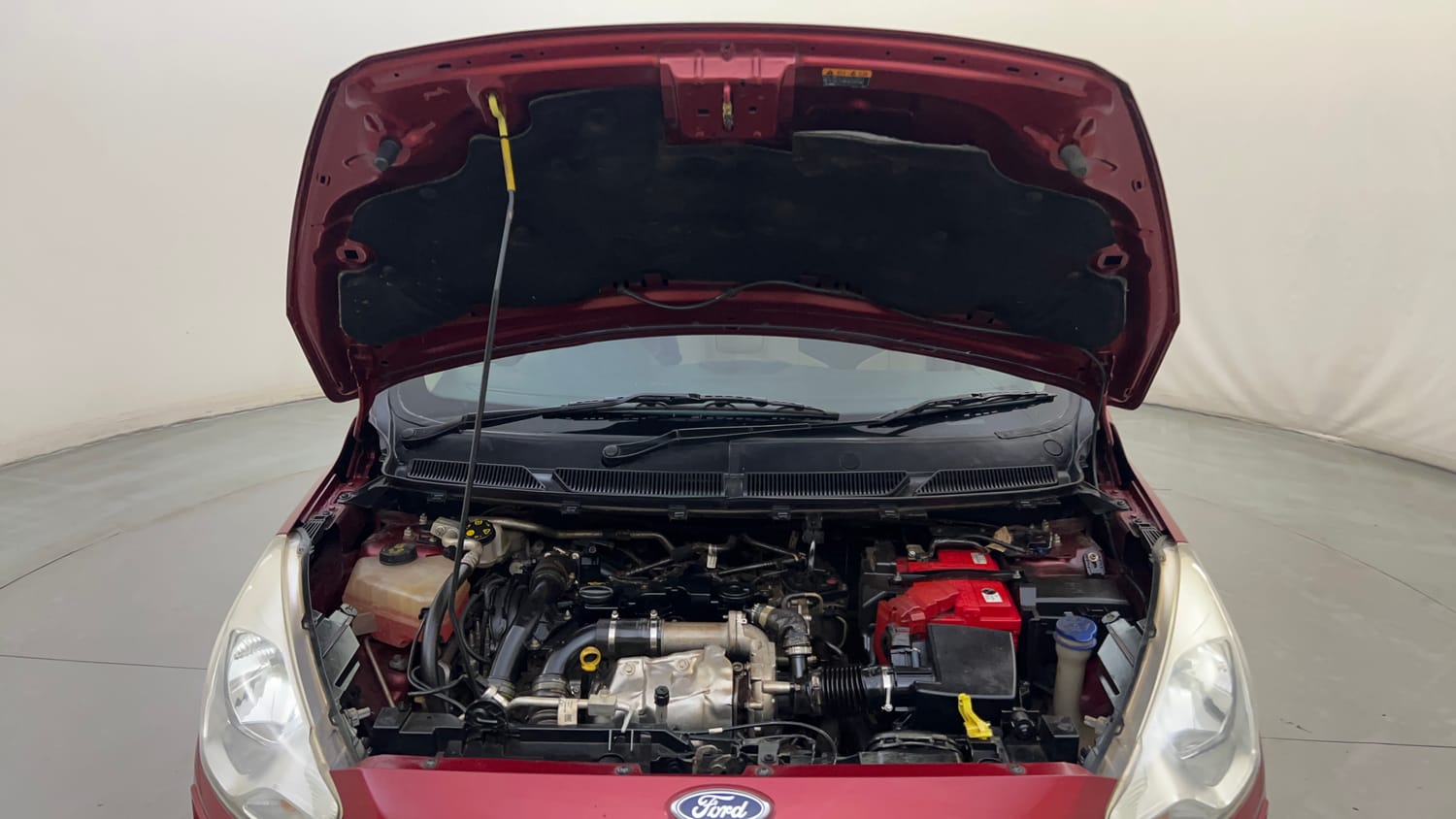 Used 2018 Ford Figo Aspire Titanium 1.2 Ti-VCT Diesel Manual engine ENGINE & BONNET OPEN FRONT VIEW