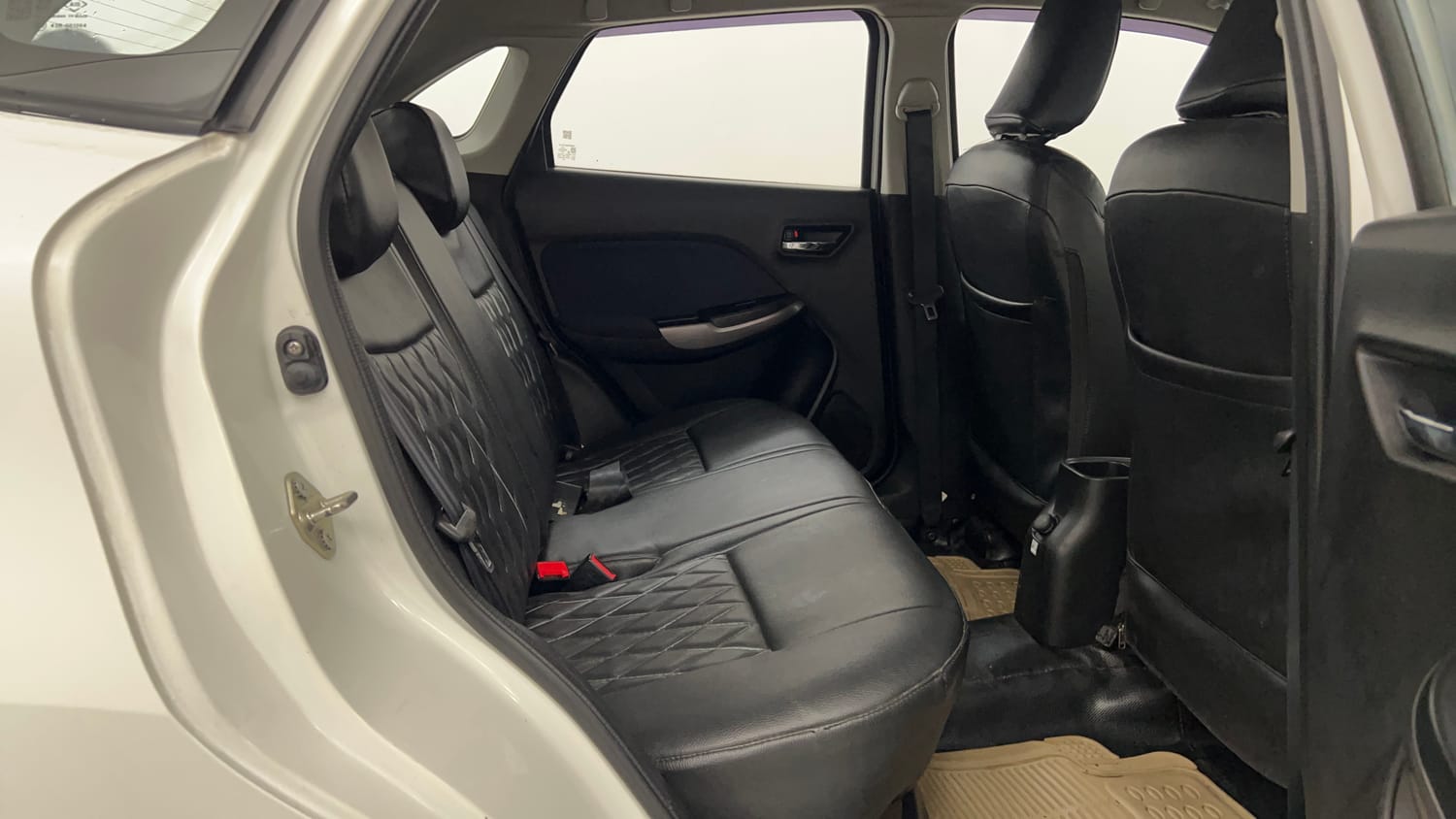Used 2019 Maruti Suzuki Baleno Delta Petrol Manual interior RIGHT SIDE REAR DOOR CABIN VIEW