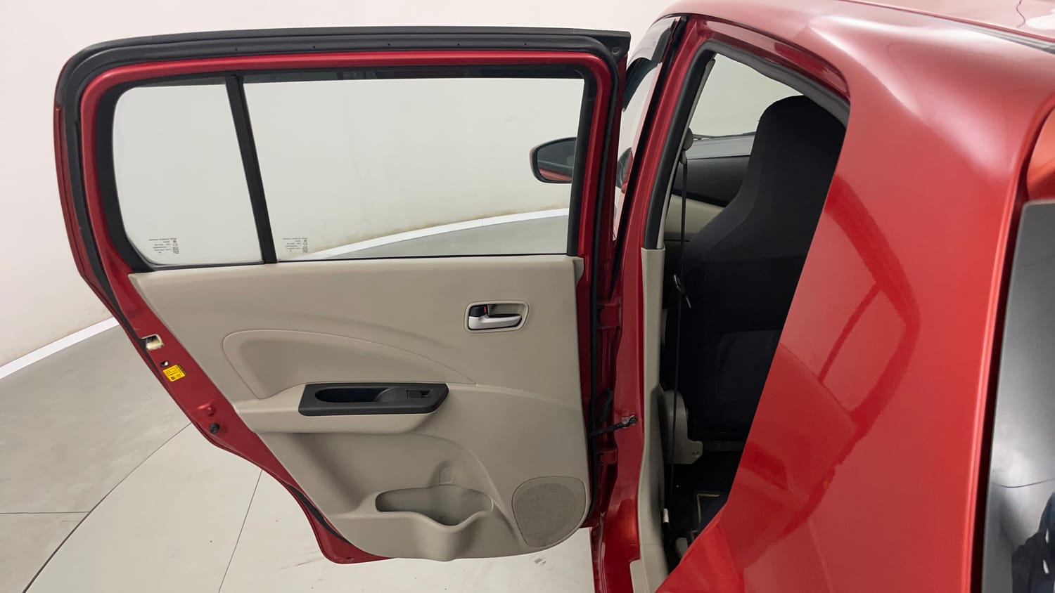 Used 2015 Maruti Suzuki Celerio VXi AMT Petrol Automatic interior LEFT REAR DOOR OPEN VIEW