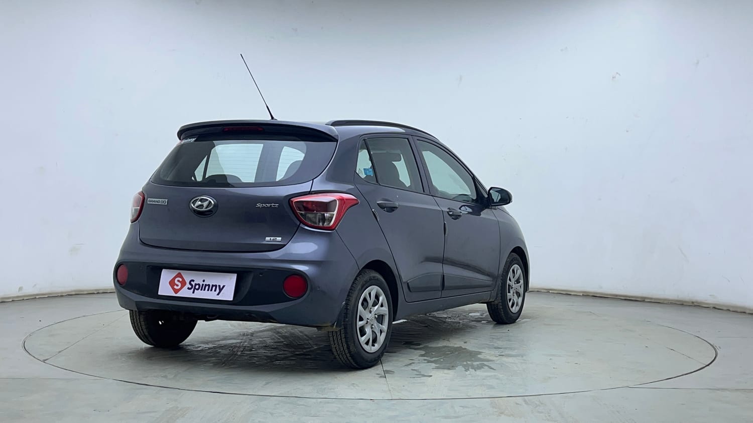 Used 2019 Hyundai Grand i10 Sportz 1.2 Kappa VTVT Petrol Manual exterior RIGHT REAR CORNER VIEW