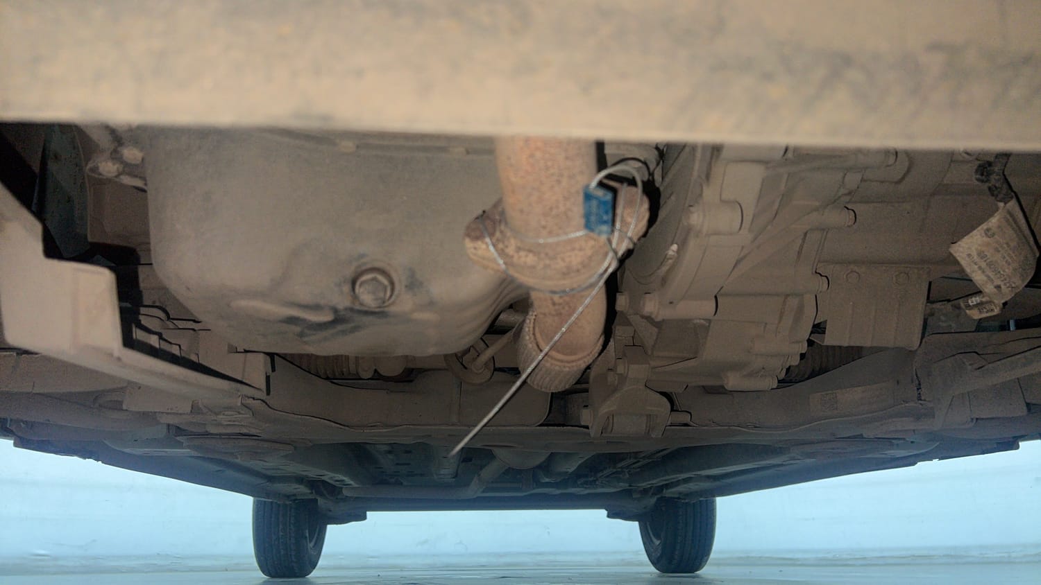 Used 2023 Tata Punch Adventure AMT Petrol Automatic extra FRONT LEFT UNDERBODY VIEW